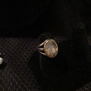 Lady’s Sterling Silver & Swarovski Crystal Ring